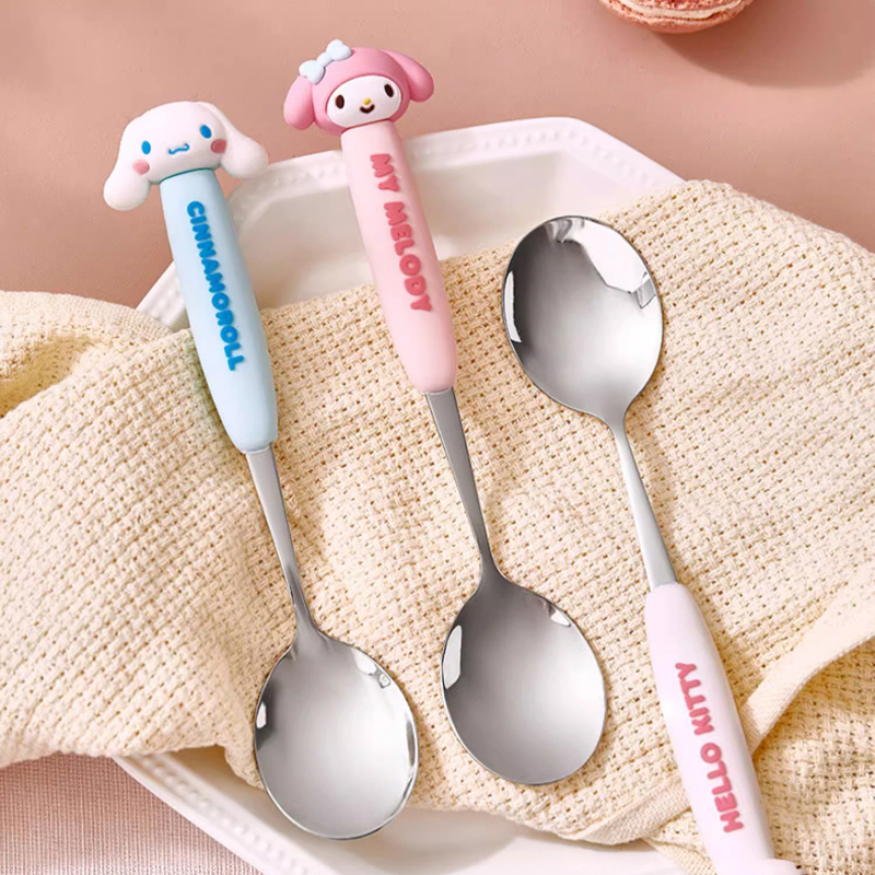 三丽鸥硅胶叉勺高颜值调羹