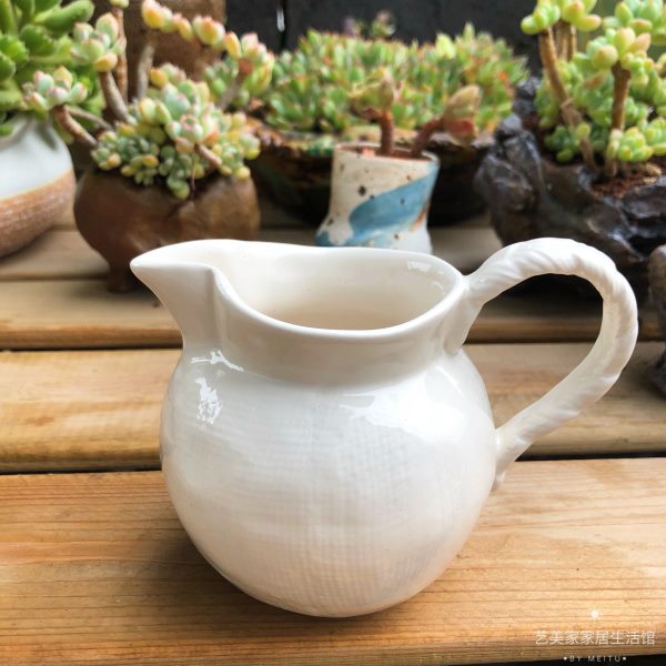 咖啡套加浮雕配个性缸英式牛奶杯具奶咖啡奶陶瓷陶瓷器罐壶杯奶奶