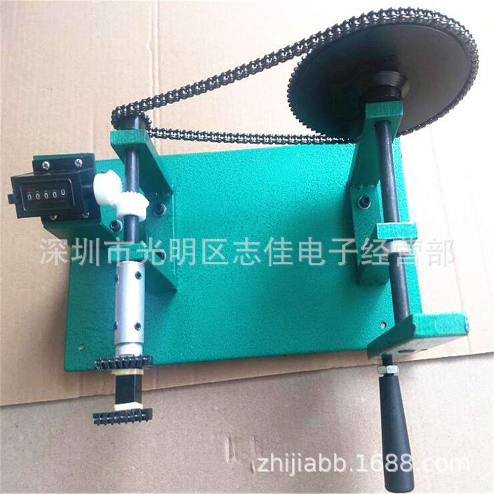 手摇机线圈绕线机自动计数手摇绕线机255手动绕线机