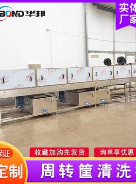 转箱清洗洗机99130 大型塑筐清洗机 超市购物筐清料设备 厂家供周