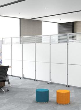 办公室酒铝合金移动屏风 58719店动折隔叠活屏风多功能车间屏风断