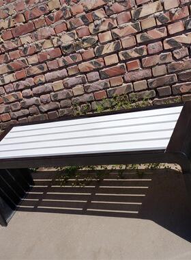 定户外金86155属座椅不锈钢制木实木排塑休闲长椅园林椅广场小区