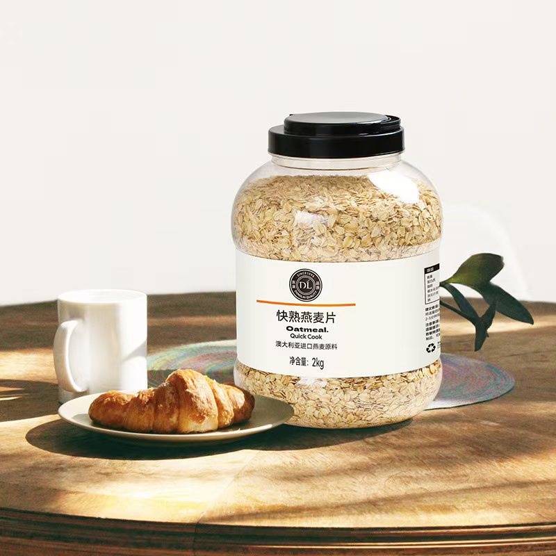 许昌胖东来DL快熟燕麦片2kg进口燕麦原料天使城时代广场生活超市