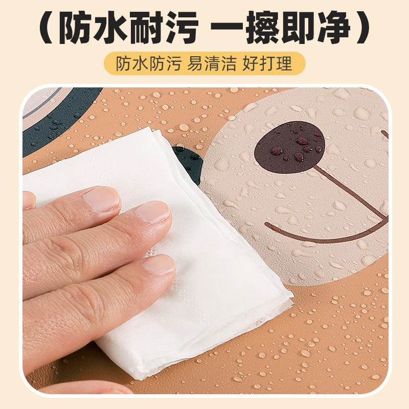 汽车防踢c垫后排通用车载座椅后背防脏垫卡通可爱车后座儿童防磨