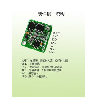 语音合成模块文本转TTS真人发音SYN6288UNV两种STM3251程序