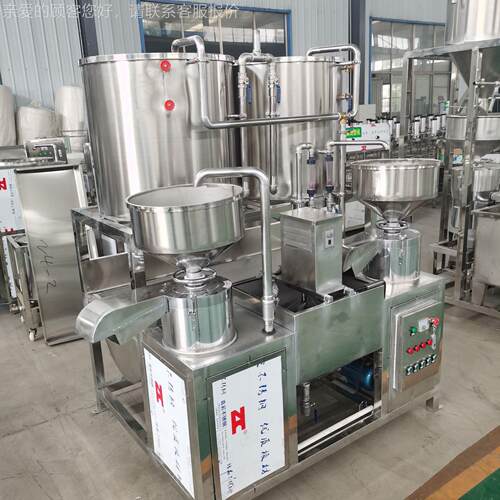 全自动三联浆机大型浆机组磨山WFC磨东磨浆机组浆机价格磨商用磨