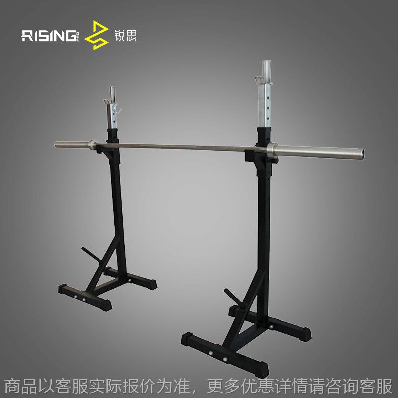 分体式分离深蹲架可调节高度卧推举重床杠铃哑铃架子