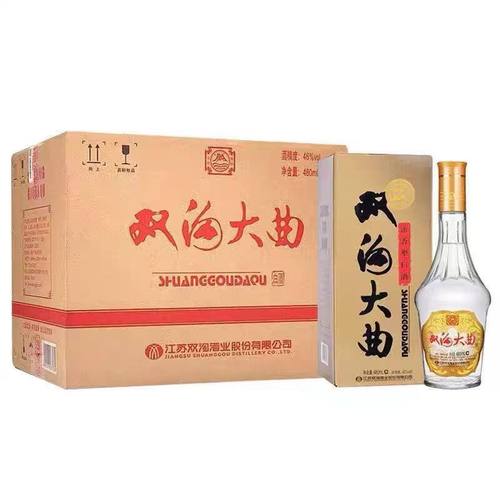 双沟大曲名玻46度480mL6瓶