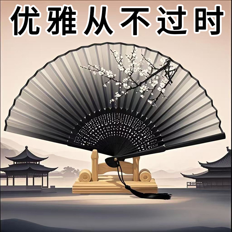 带流苏汉服水墨古风仙气女新中式