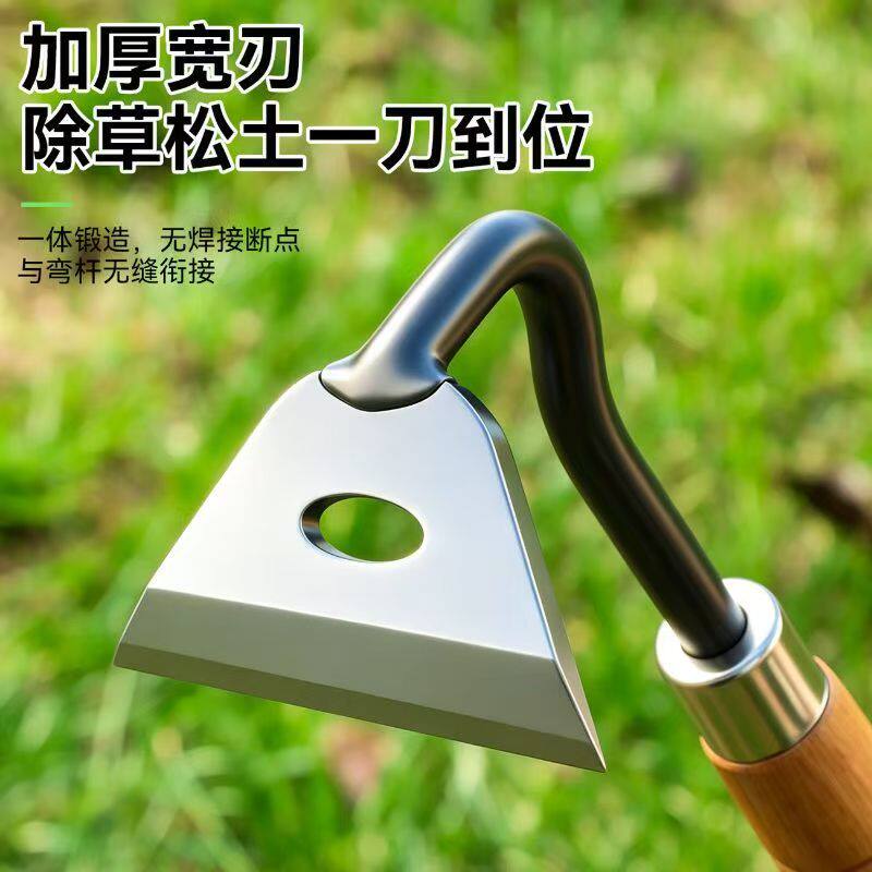 锰钢木柄刮皮刀刮树皮小锄头工具锋利多功能进口新款手工家用专用