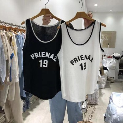 特大码300斤打底背心男女夏y季薄款宽松休闲运动外穿百搭无袖上衣