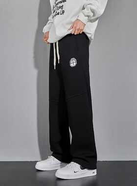 春秋季青少年裤子1k2男孩初中学生13直筒休闲长裤15岁大童运动卫
