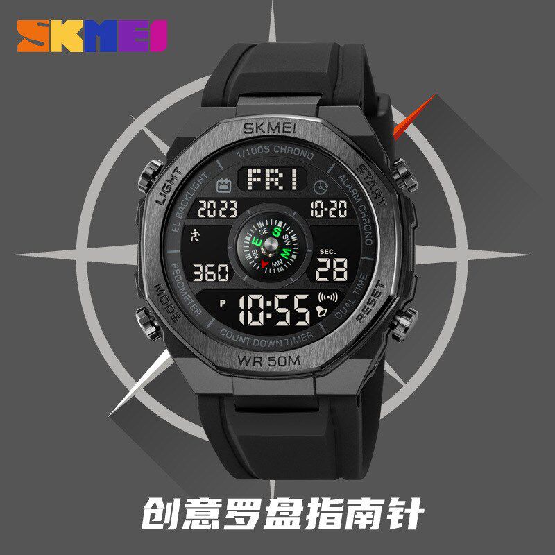 户外专用跑步e运动手表男款女学生青少年防水登山骑行电子手表男