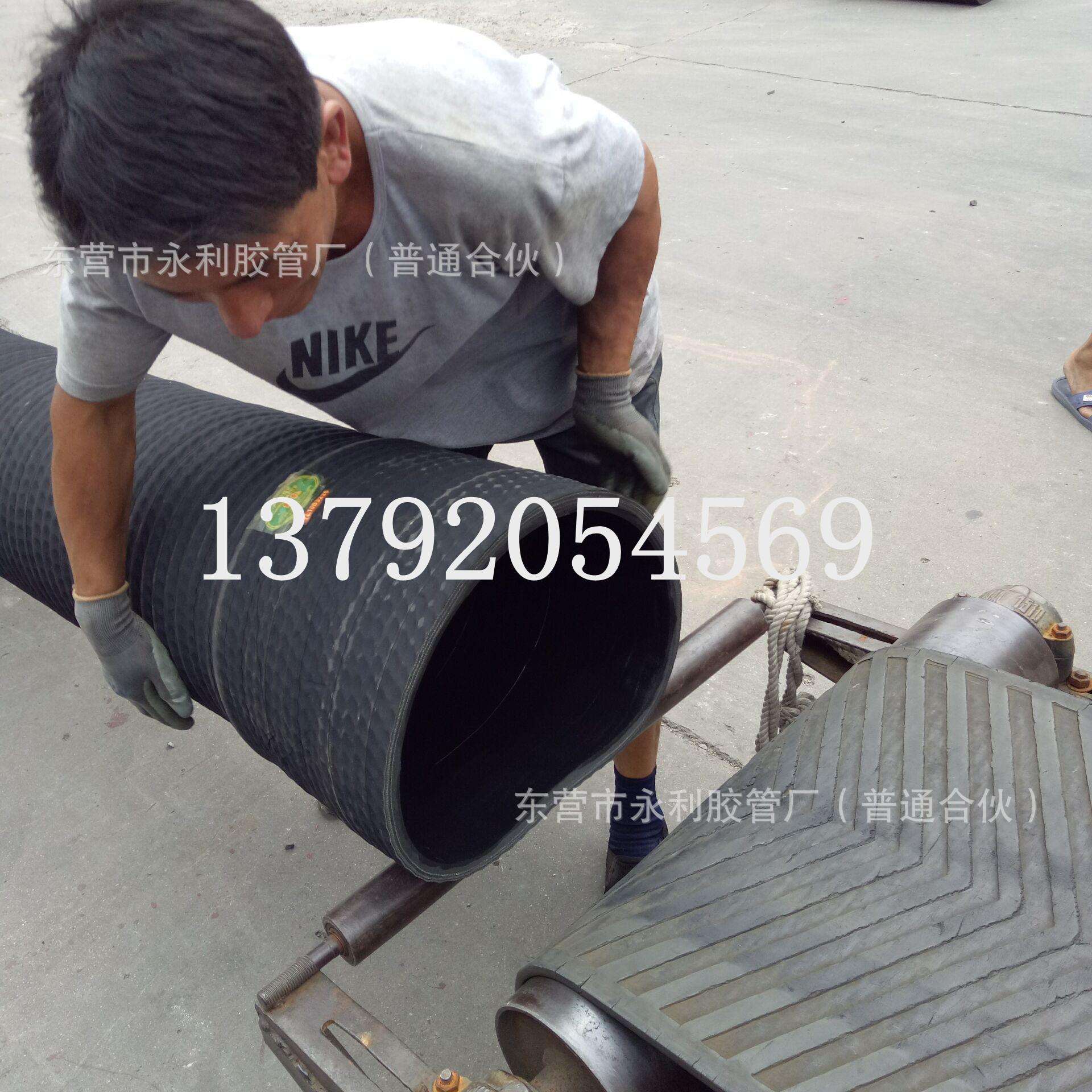 38mm-400mm黑色橡胶钢丝软管 吸排水抽沙专用橡胶钢丝管