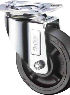 耐高温260度尼龙PA万向脚轮平底向荣5寸中型工业Z03S-01-125-652