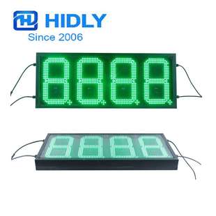 扬州油价屏10寸8888绿色1ed数字显示屏led室外中海油油价牌