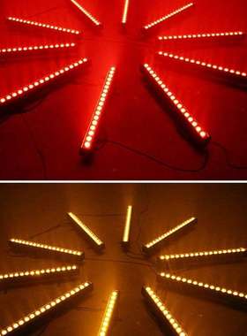 18颗10W全彩led长条洗墙灯barlight婚庆舞台灯投光灯舞台灯光秀