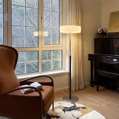 法式中古风落地灯客厅沙发旁边高级感意式设计师轻奢卧室立式台灯