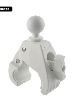 VIN维恩车载杀菌灯管夹支架白色兼容30-70管径万向球头快拆大嘴夹