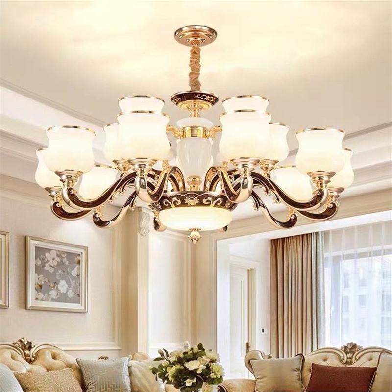 欧式吊灯客厅灯大气水晶灯具灯饰 现代简约餐厅卧室简欧轻奢吊灯