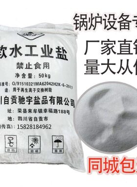 k生工业软冻融水软化水处理树脂冰盐防设备水再盐化软雪盐g50锅炉