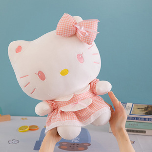 新款 可爱kt猫毛绒玩具公仔凯蒂猫布玩偶大号抓机娃娃礼物