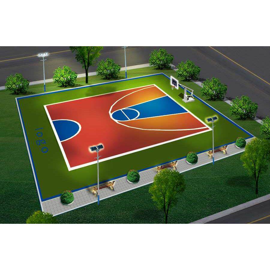 球场设计案例效果图 比赛场 体育场效果图 健身广场 大学操场