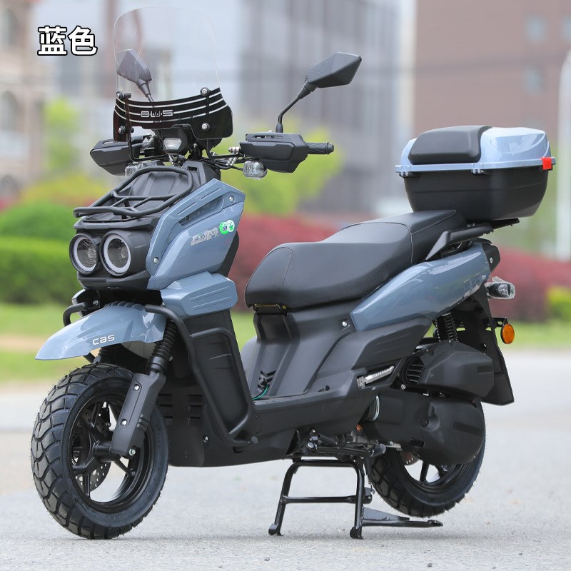 坦克150cc摩托车踏板车燃油车 电喷省油时尚的助动力车可上牌