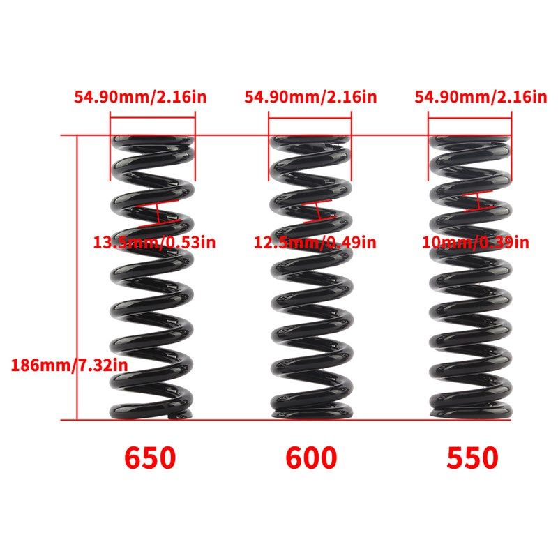 适用轻蜂Surron零件摩托车配件后减震器弹簧550/600/650电动摩托