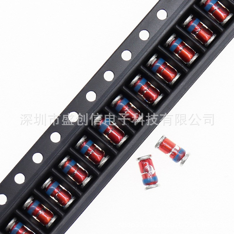 ZMM5V1/ZMM4V7 LL-34封装 贴片圆柱玻璃稳压二极管 0.5W 5V1/4V7