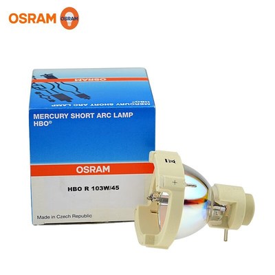 欧司朗HBO R 103W/45短弧汞灯EXFO荧光激发uv固化点光源灯 欧司朗