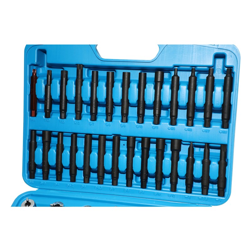 47件套避震器上座螺丝拆卸器 避震塔顶拆装工具 减震螺丝紧固套筒