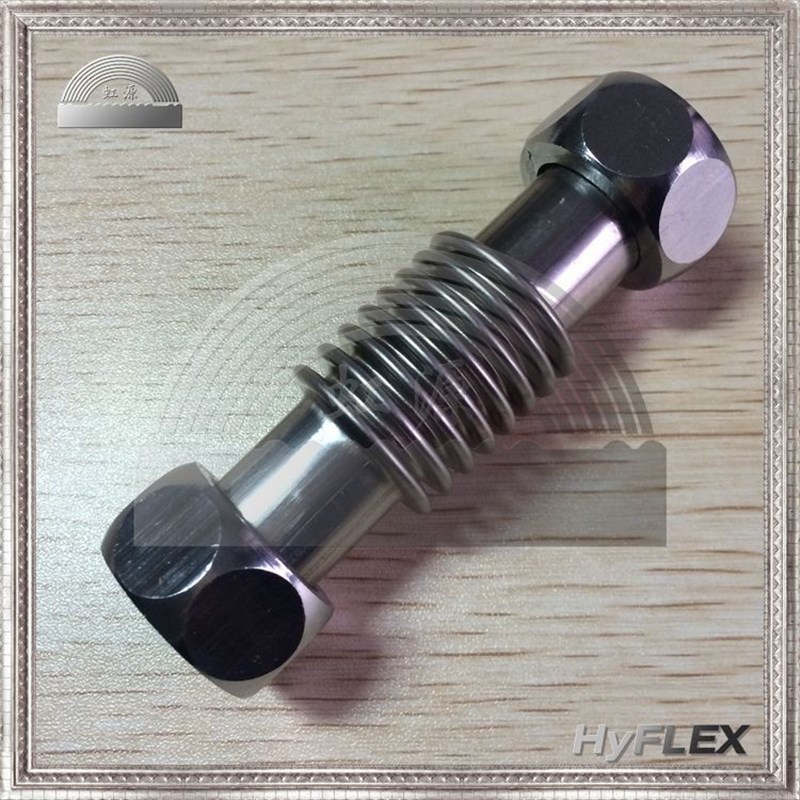 304不锈钢波纹管 4分6分1寸镀铬铜螺母太阳能水管 DN20 生产