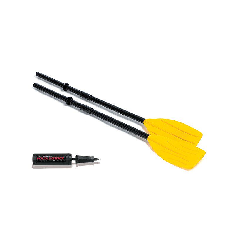 INTEX58331 探险者二人充气船 送船桨和气泵 双人皮划艇钓鱼船