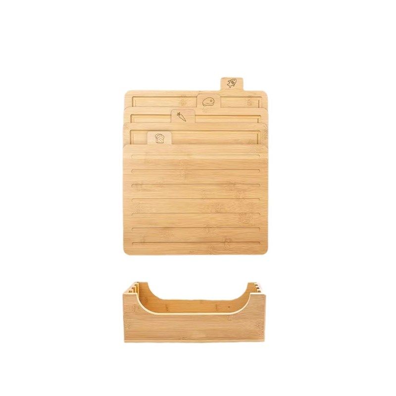 跨境竹木分类菜板四片套装砧板家用厨房多用途切菜板水果奶酪砧板,餐饮具,盘,淘宝优惠券,粉丝福利购,淘宝优惠卷