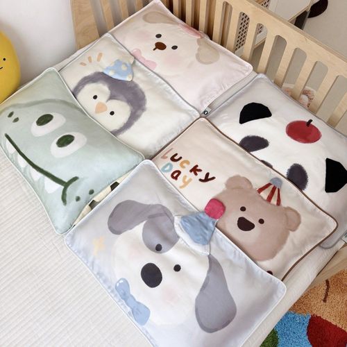 儿童枕套天丝枕头套宝宝枕头套30x50小枕套夏季凉感丝48x74cm