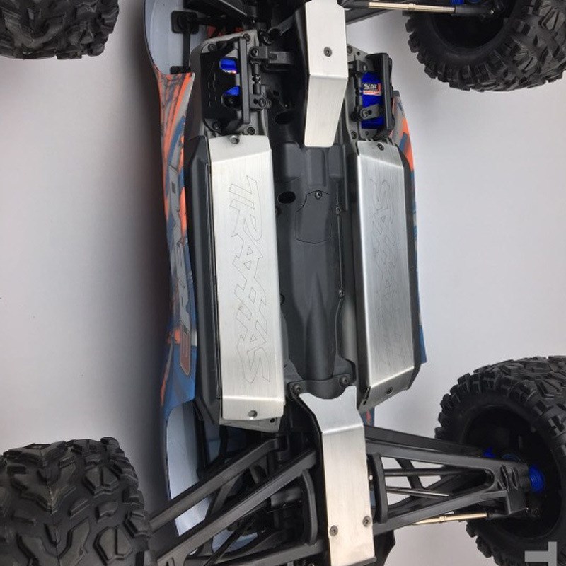 Traxxas 大E E-Revo 大S 不锈钢护板 护甲 底盘装甲 护底一套