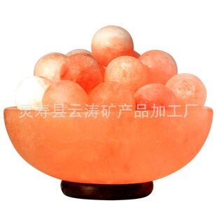 厂家直供喜马拉雅盐灯水晶灯大号聚宝盆礼品灯具卧室床头灯小夜灯