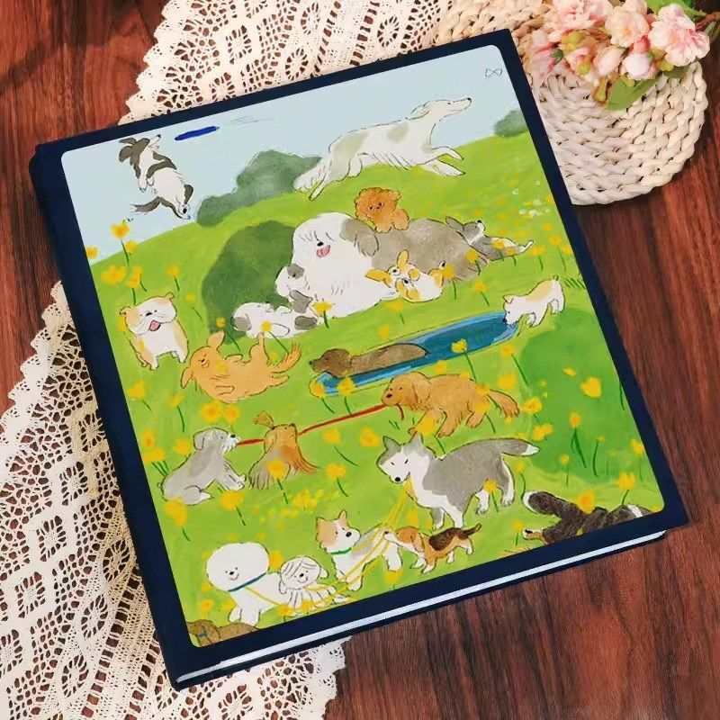 相册本纪念册家庭大容量插页式儿童成长记录册6寸5六照片收纳影集