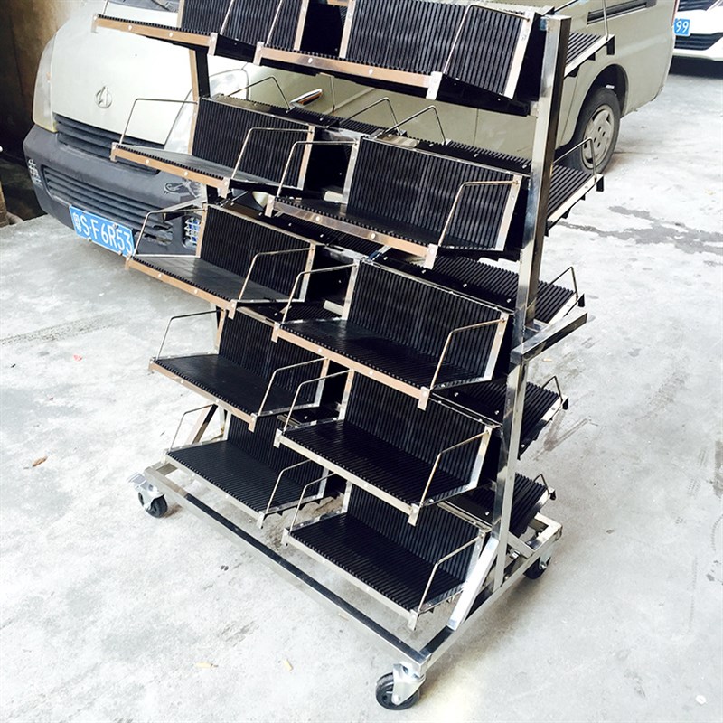 实力厂家防静电pcb挂篮车防静电周转车防静电周转架SMT存放架包邮