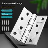 4英寸不锈钢平开合铰炼3英寸静音门活页木门门折叠焊接头铰炼