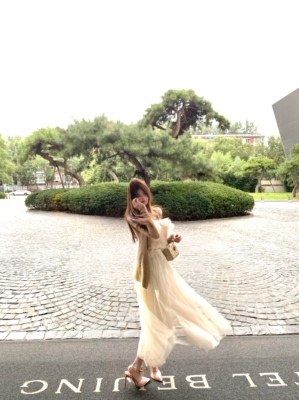 飘逸仙女半身裙网纱长裙白色