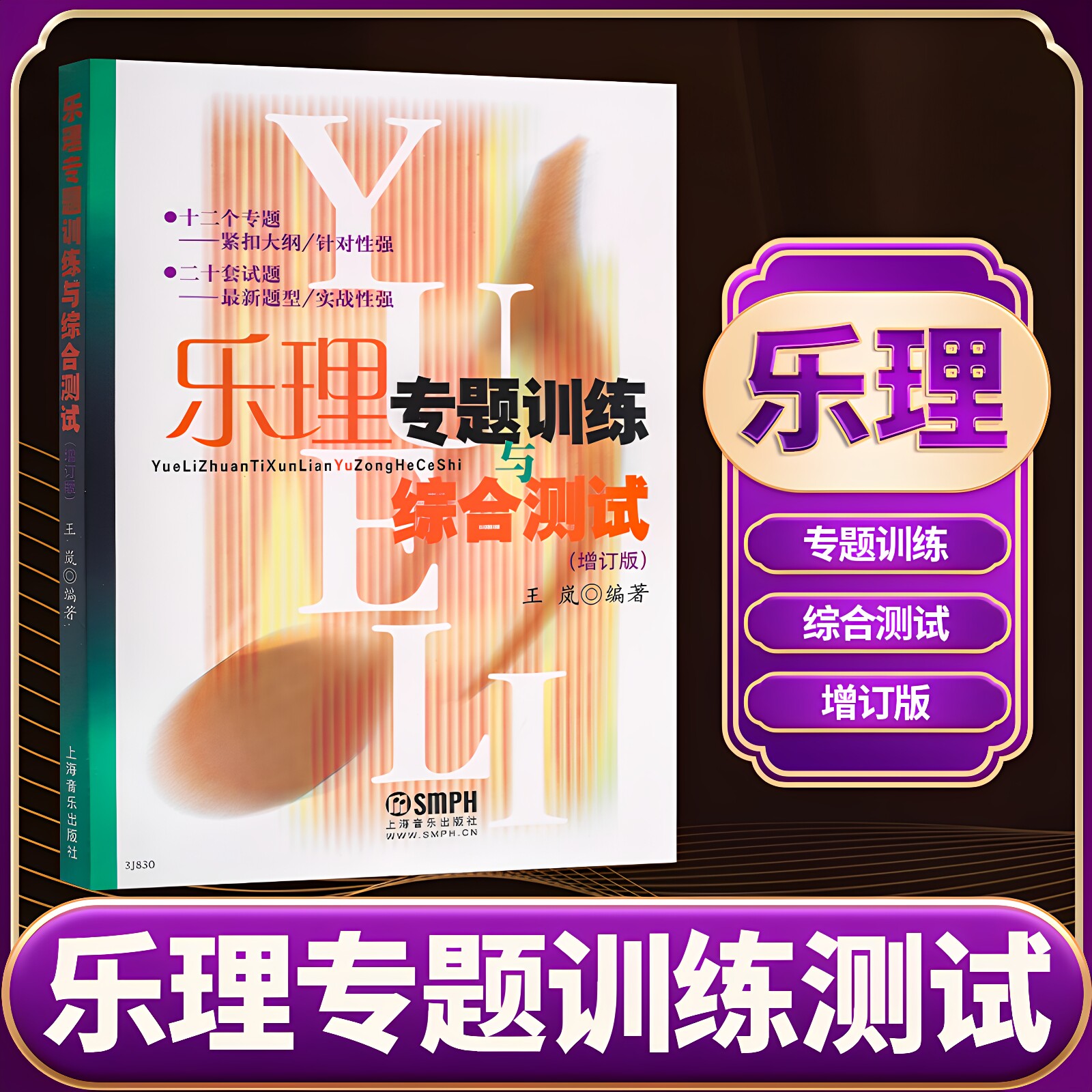 乐理专题训练与综合测试 增订版 王岚 乐理试题高考乐理练习教材