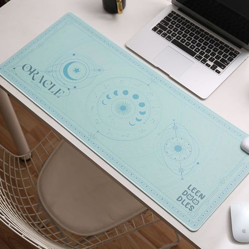 加热鼠标垫超大二次元魔法阵男女秋冬季保暖手发热电脑办公桌垫大