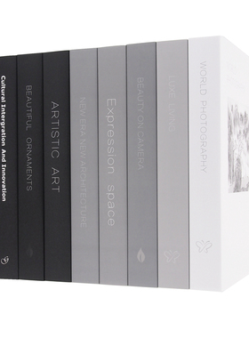 客厅茶几简约真书 中式样板房装饰艺术摆件 简约现代酒店陈列饰品