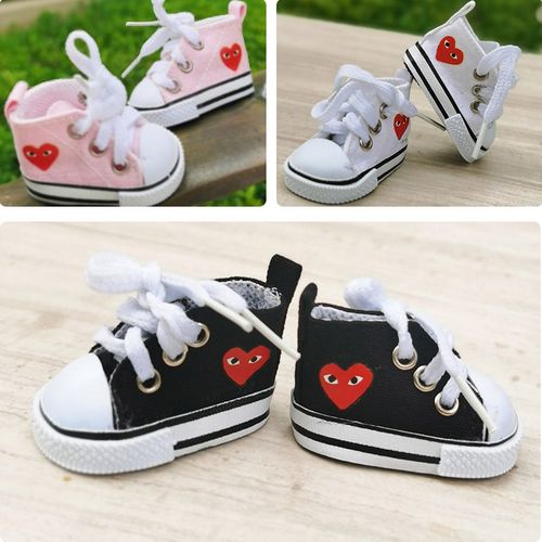 现货 百搭娃用鞋子棉花娃娃毛绒玩具玩偶公仔休闲运动帆布鞋