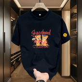 型短袖 圆领宽松上衣 SEEW 笑脸休闲风T恤标准版 一折专区 DREW