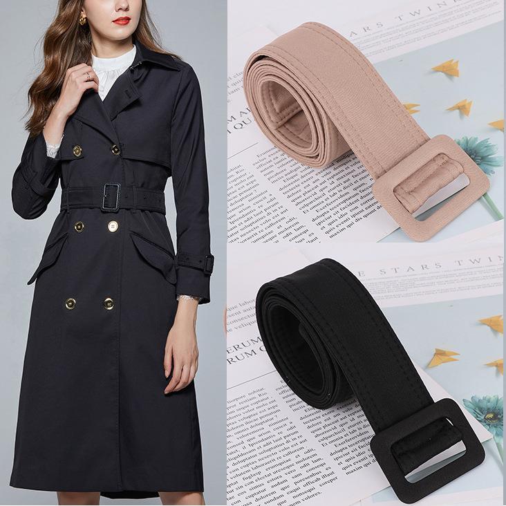 风衣专用腰带卡其色黑色外层