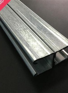 抗震专用c型钢镀锌c41型冲孔支架i配件光伏加强筋c型槽钢齐全