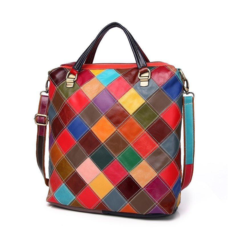 2022新款质感羊皮民族风单肩女包简约百搭斜挎通勤包多用双肩背包,箱包皮具/热销女包/男包,双肩背包,淘宝优惠券,粉丝福利购,淘宝优惠卷